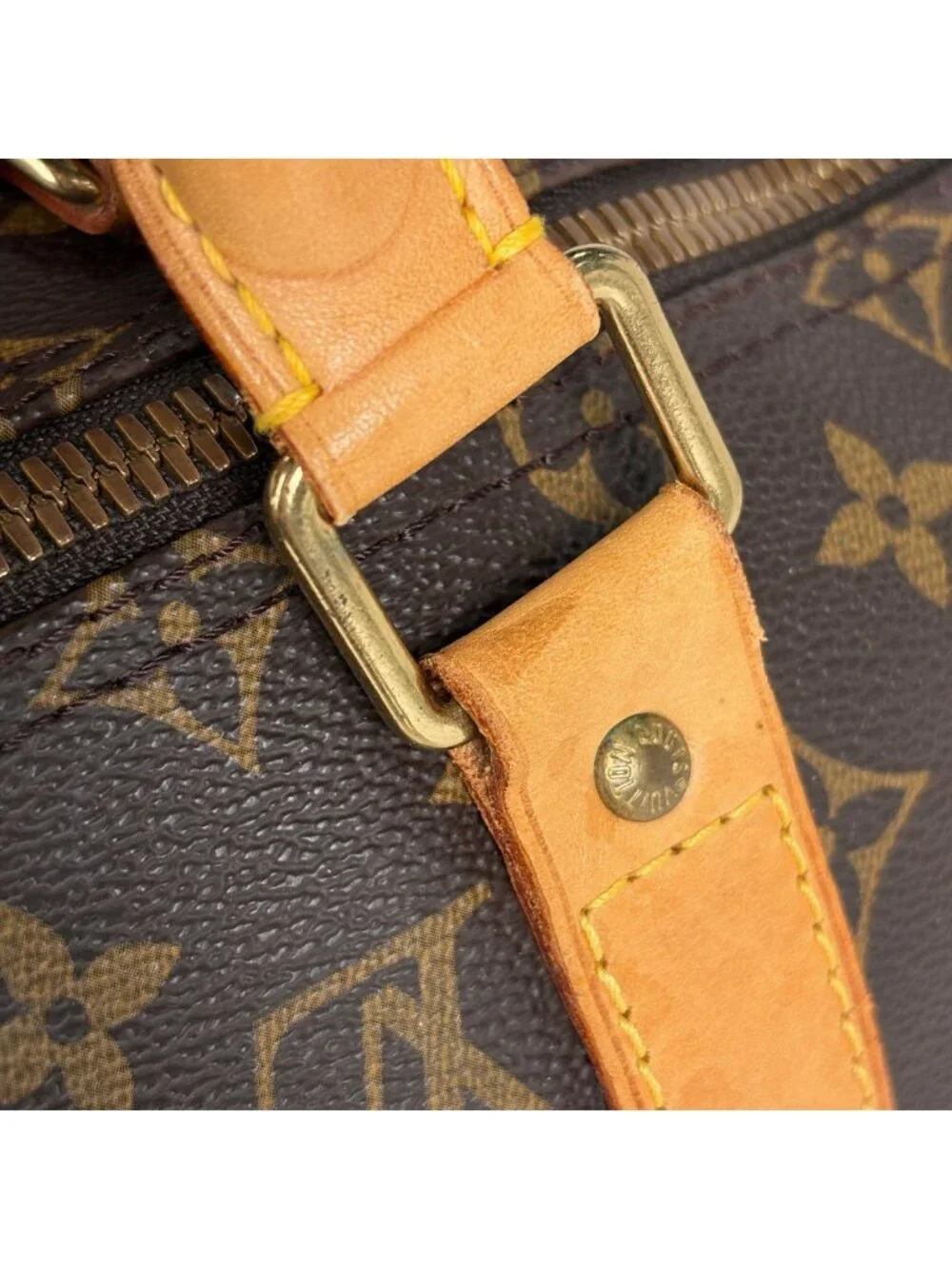 Louis Vuitton Keepall Bandouliere 50 Boston Bag Monogram Brown
